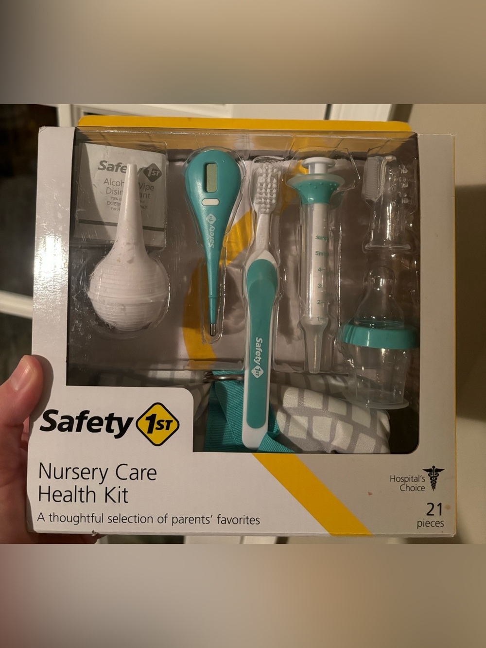 Safety 1st Teal & White Baby Nursery Care Kit